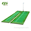 Pārnēsājams golfa zaļš ar baltu līniju